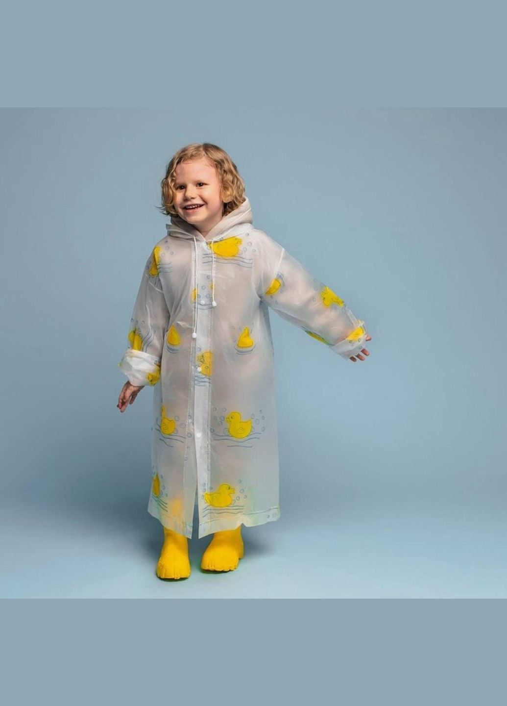 DX-0668 Waterproof Raincoat/Rainwear for Kids Boys and Girls Size 100-140Cm {Random Design}