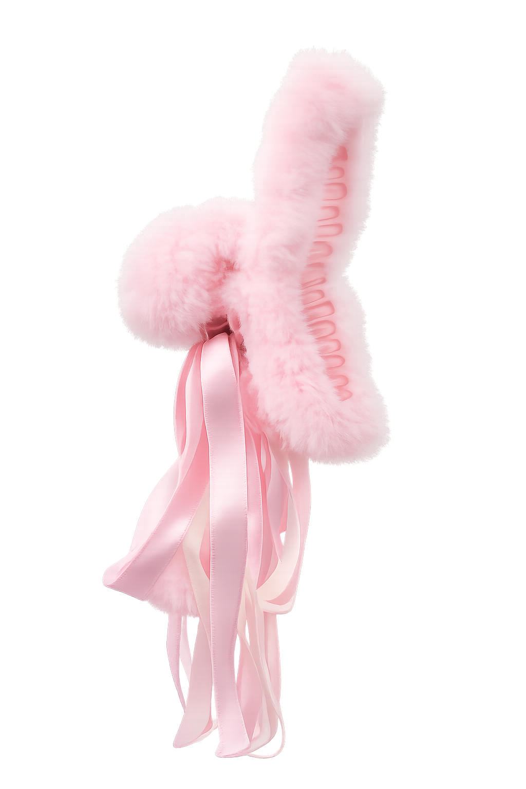 20640 Claw for Women Fluffy Plush Hair Clips Soft Winter Clamps for Thin Thick Long Hair Super Grip Elegant Hair Clips Gifts For Girls {Multicolor}