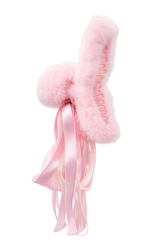 20640 Claw for Women Fluffy Plush Hair Clips Soft Winter Clamps for Thin Thick Long Hair Super Grip Elegant Hair Clips Gifts For Girls {Multicolor}