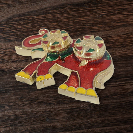 11361 Haldi Kumkum Colourful Cow Holder for Festival items