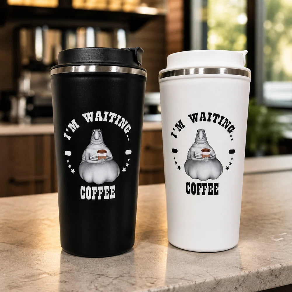 21136 Coffee Mug with Lid | Insulated Stainless Steel Coffee Mug | Travel Coffee Tumbler | Hot and Cold Temperatures Mug