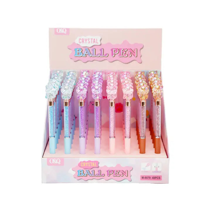 1881016 Crystal Ballpoint pen Bow Pens for Kids Cute Panda pens for boys Girls pens