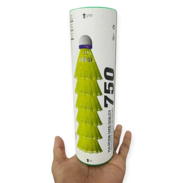 11336 {Pack of 6} 750 Nylon Quality Badminton Shuttlecock