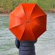 10595  Playful Carrot Shaped Compact Folding Umbrella For Protection From Rain And Sun