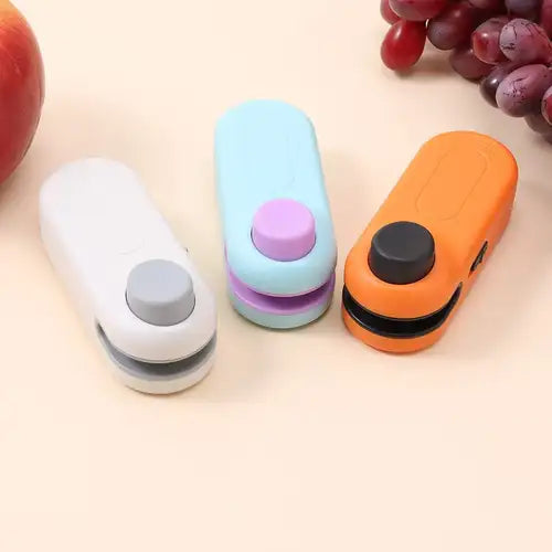 MJP-288 Portable Mini Sealing Machine, Handheld Packet Sealer for Food {Random color}