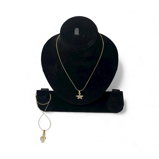 11227 Gold Necklace for Women & Girls Random Design