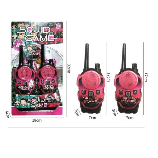 1568-11  {2 Pcs Set} Squid Game Kids Walkie Talkie {Random Design}