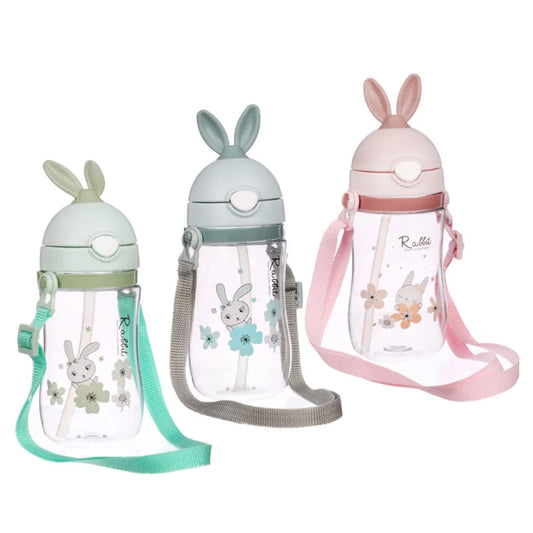 3028 Cute Cartoon Children Rabbit Water Bottle Portable Water Bottles for kids 500ml