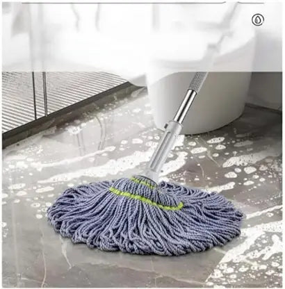 20046 Microfiber Twist Mop with Stainless Steel Handle | Heavy Duty Floor Cleaning