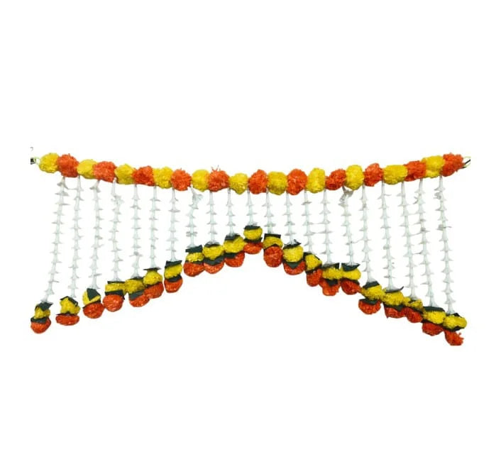 5010 Door Pom pom Toran 3 Feet Bandhanwar