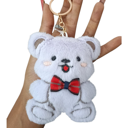 G-1076 Teddy Bear Plush Keychain for Girls and Boys {Multicolor}