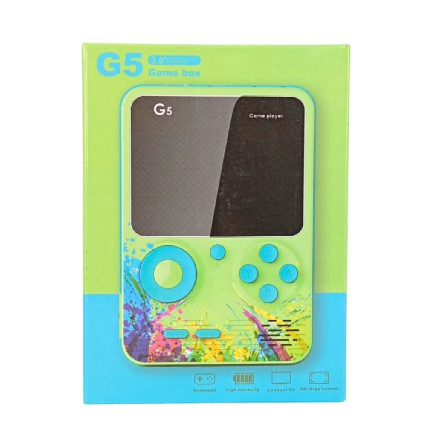 G5 500 in 1 Retro Video Game Box, Best Gift for Kids, 500 Games Like Contra, Tank, Bomber Man, Etc.