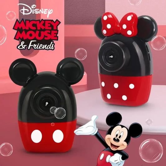 AH-198 Disney Mickey Minnie Camera Battery Operated Bubble Camera
