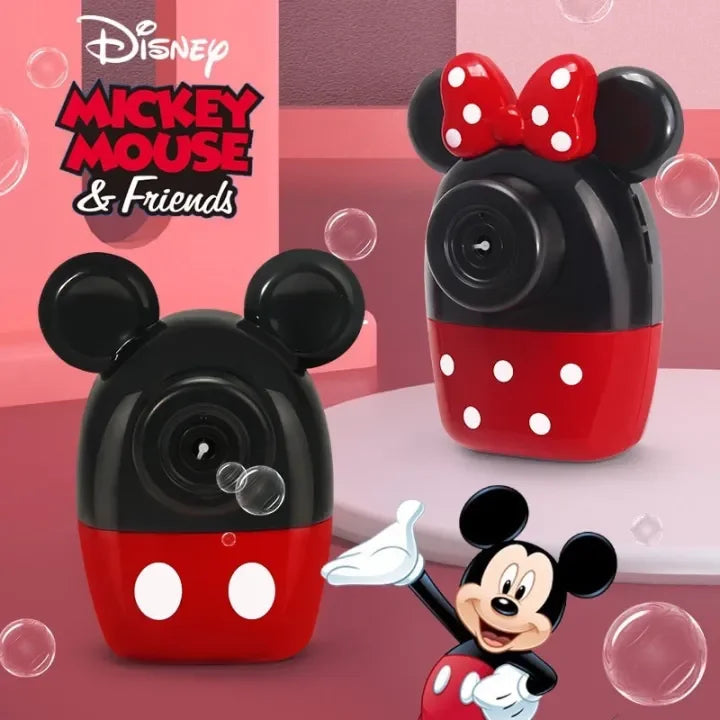AH-198 Disney Mickey Minnie Camera Battery Operated Bubble Camera
