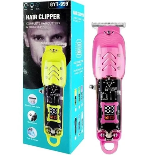 AHS44 Professional Hair Clipper, Complete Haircutting Kit, Type-C Charging, Stainless Steel Blade