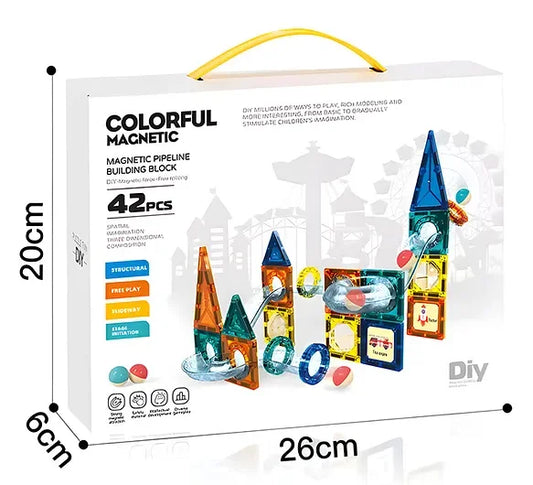 6023 – 42 Pcs 3D Magneti Blocks Educational for kids