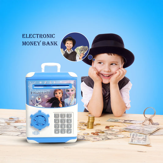 20194 Piggy Savings Bank with Electronic Lock Piggy Bank ATM with Password, Cartoon Piggy Bank for Kids