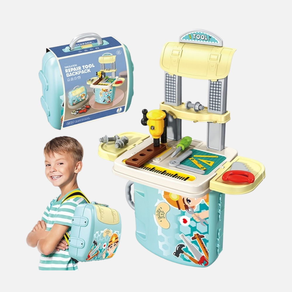 129A Play Variable Assembly Backpack Kids Small Bag Tools Set Toy