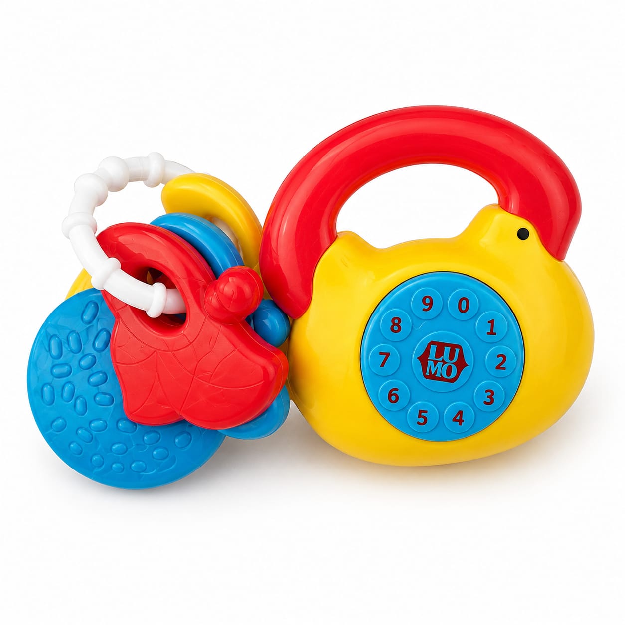 LM-R020 (4 PCS) Kids Musical Telephone Toy with Number Buttons & Colorful Design