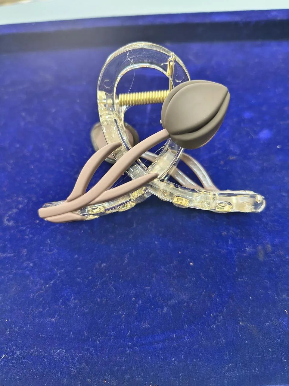 11262 Tulip Shape Matte Finish Hair Claw Clips for Women & Girls | Strong Grip Stylish Hair Clips | Casual Use & Party Use