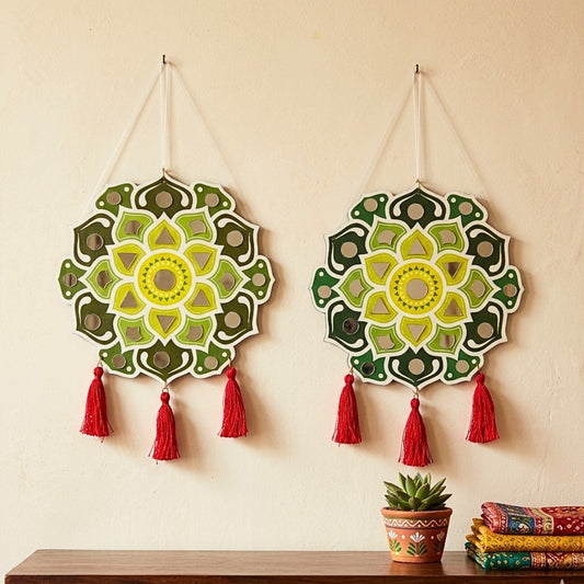 3086 {6 Pcs} Lippan Art Wall Hanging for Decoration {Random Design}