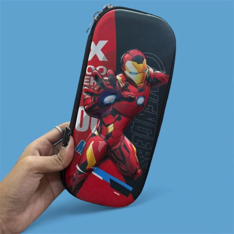 11343 Avenger Pencil Pouch | School Pencil Case for Kids | Pen-Pencil Box for Kids | Compass Box | School Stationery Supplies |