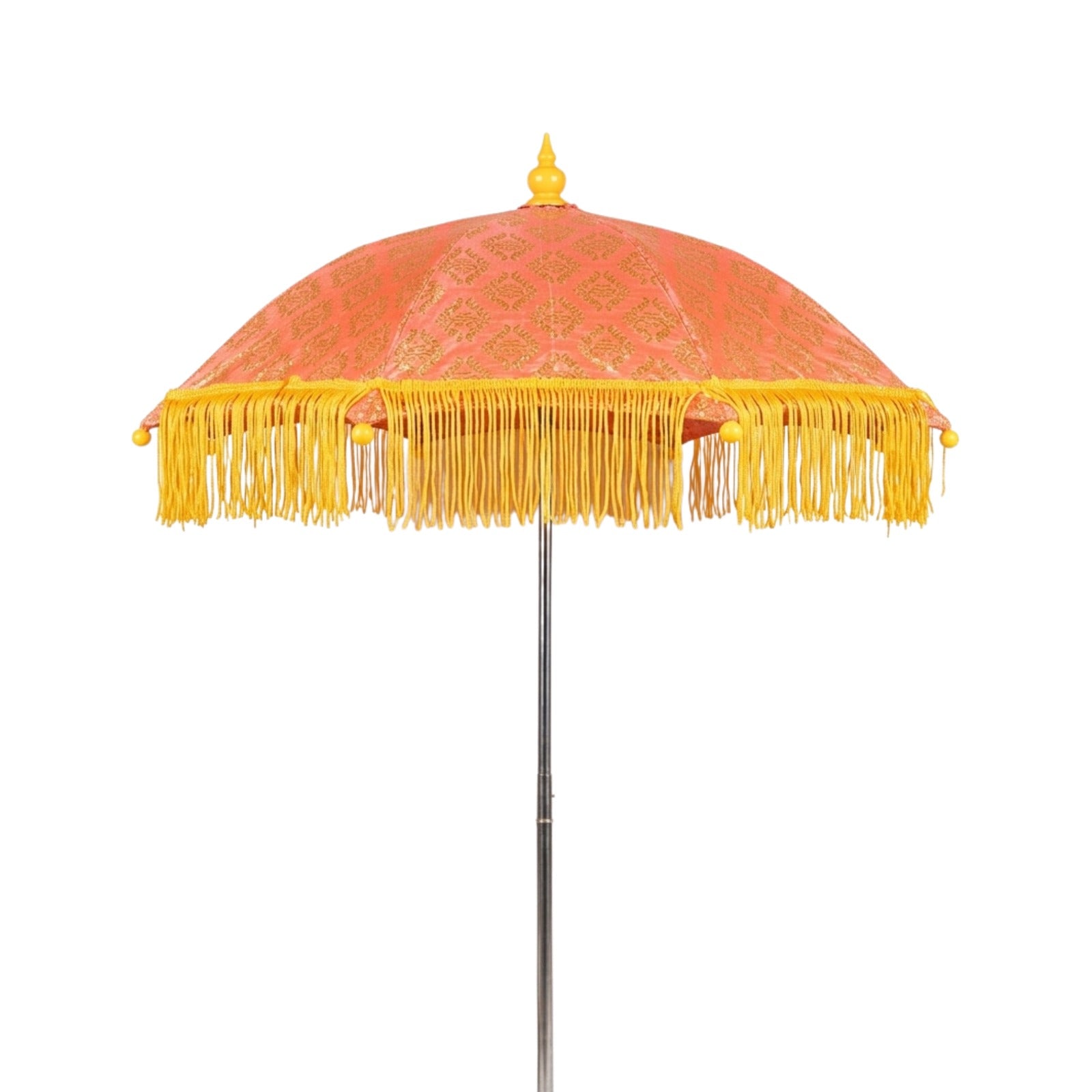21125 Golden Printed Indian Wedding Umbrella Sun Parasols Decorative Colorful Parasols, Decoration Gold Printed umbrella Decoration.