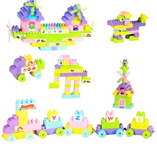 0801 Blocks For Kids,, Bag Packing, Best Gift Toy, Multicolor Set Of 47 Pcs