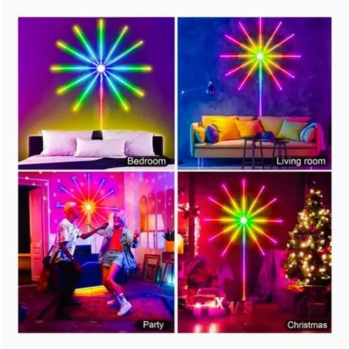 NC-A012 Glowserie Smart Firework Lights with Remote App Control Light Strip