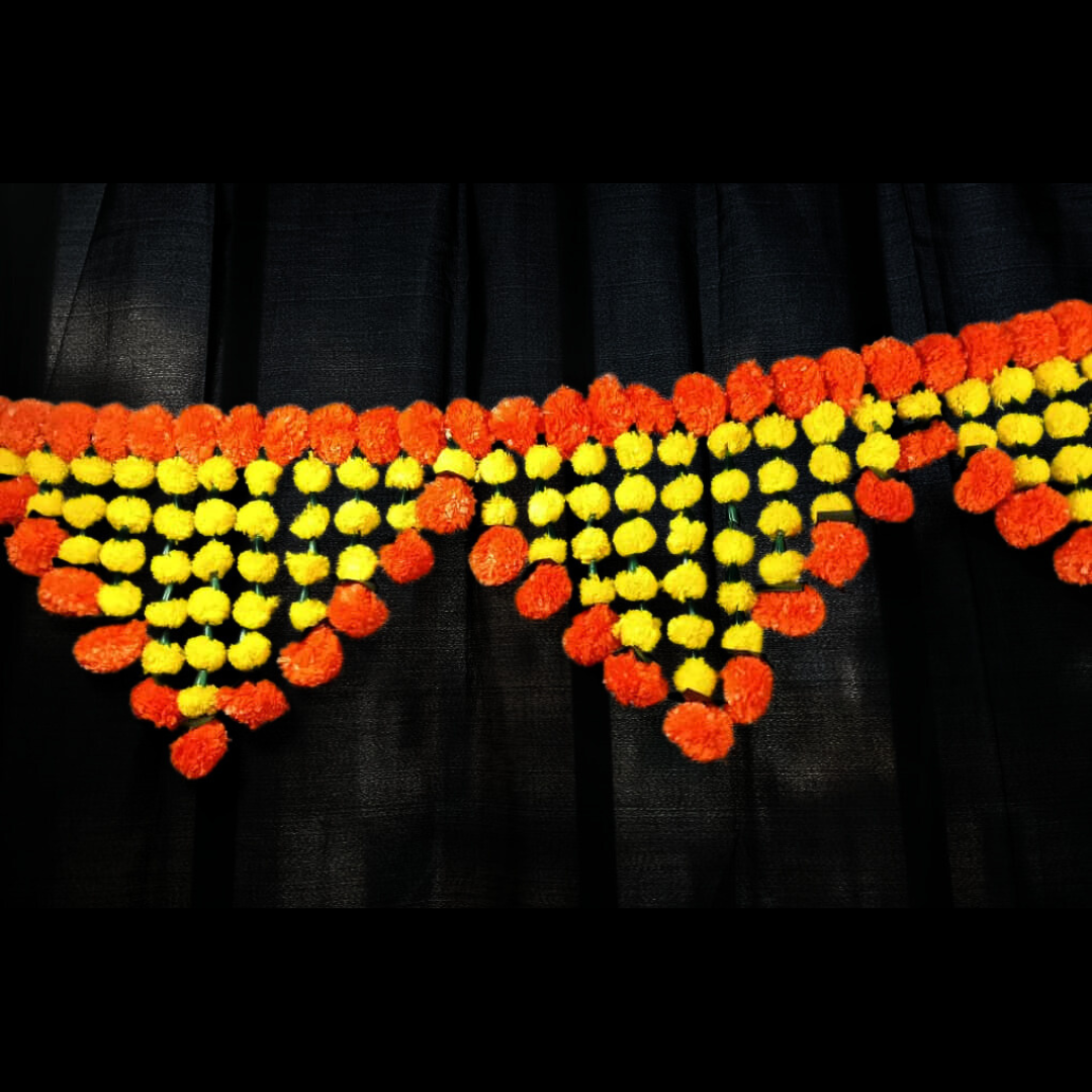 11156 Bandhanwar for Entrance Torans for Main Door Wall Hanging Bandarwal for Festive Home Decoration {10 Feet}