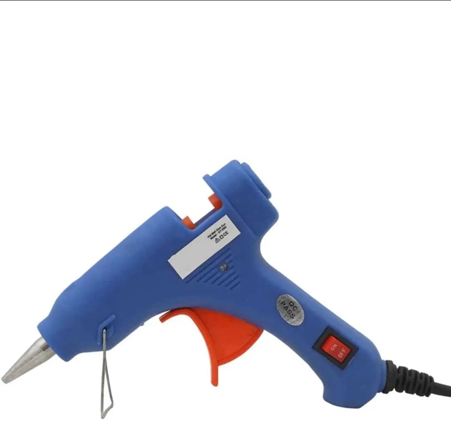 10847   80W Hot Melt Glue Gun With On-off Switch Anti Drip Heavy Duty Industrial Leak Proof DIY Projects for School Arts & Craft and Quick Repairs