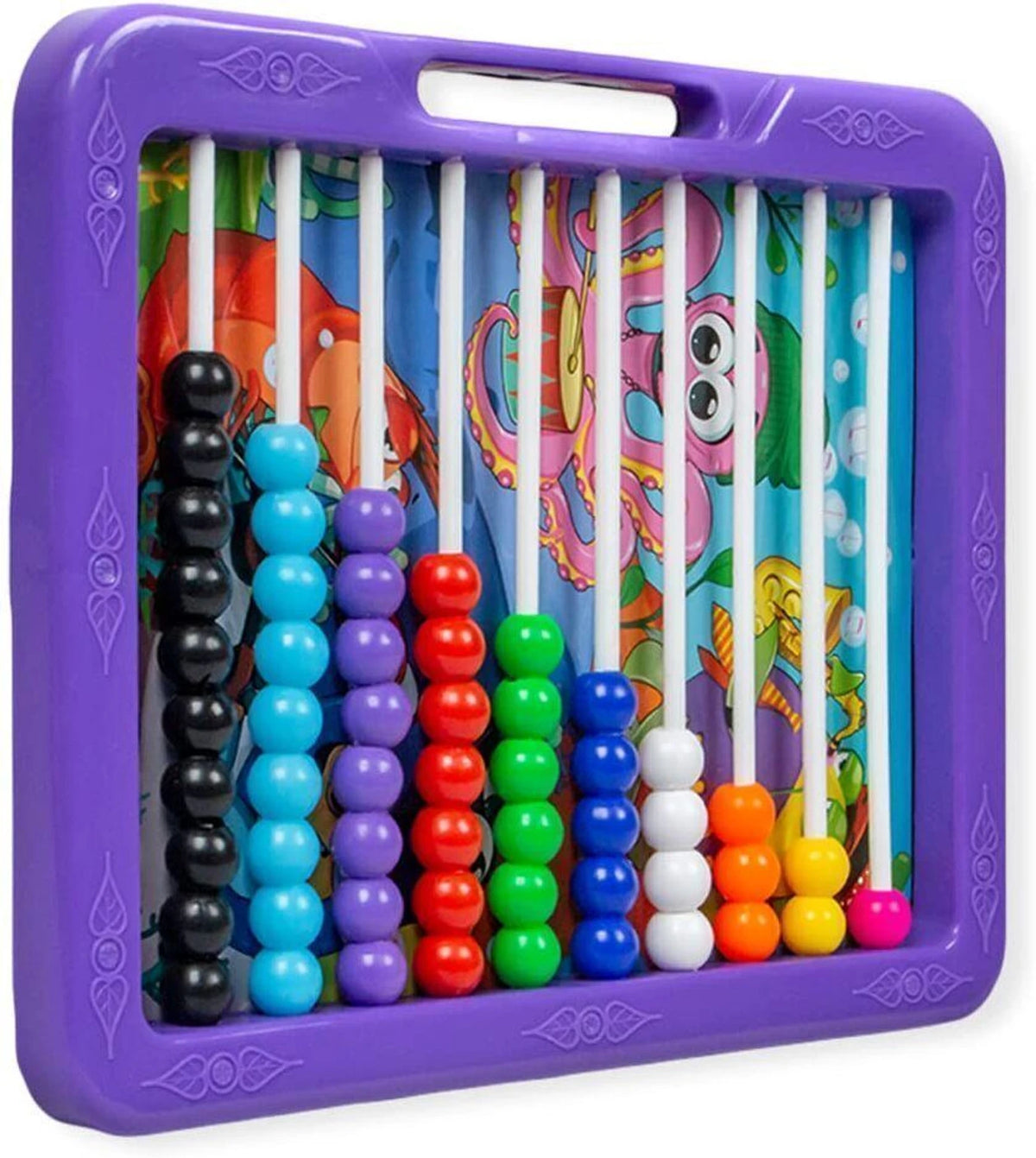 21351 NiL Game Phactory 2-in-1 Educational Slate for Kids | Double Sided Writing Board with Duster | Fun Learning, Counting & Scribbling, Count & Learn with Fun for Kids Toy