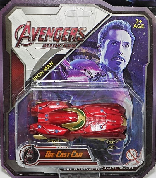 060-1 Diecast Metal Superhero Toy Vehicles Car {Random Design}