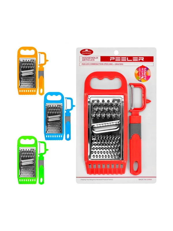 10269 Generic Flat Sawtooth Fruit Vegetable Peeler Peeling Tool 2 in 1