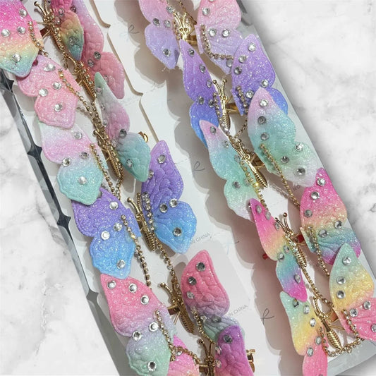 11269 Butterfly Claw Clips For Women – 3D Butterfly Clutcher Pins Hair Style Accessories