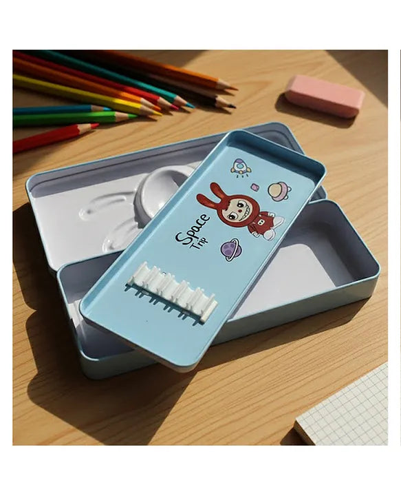 B-786 Labubu  Metal Pencil Compox Box {Random Color}