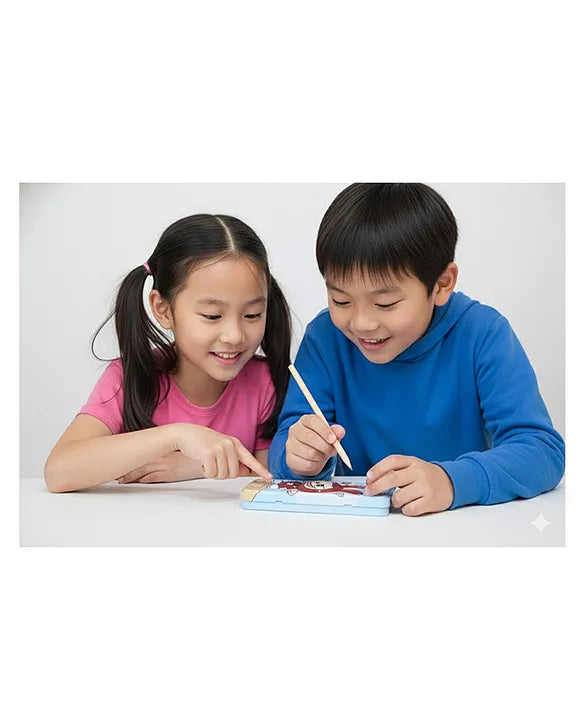 B-786 Labubu  Metal Pencil Compox Box {Random Color}