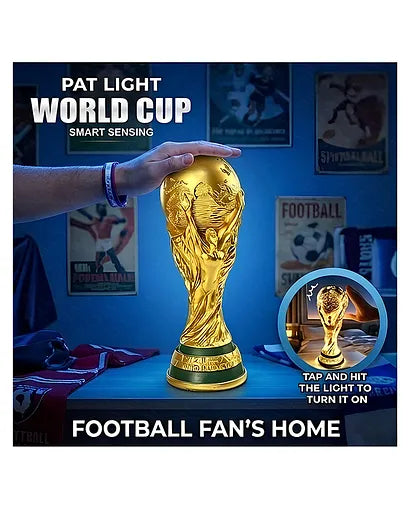198-2 Football Trophy Lamp for Winners | Football Champion Trophy Eco-Friendly PLA Material, Biodegradable Soccer Trophy for Tournament, League & Championship Awards