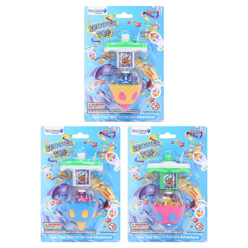 21052 Light-Up Spinning Top Toy with Launcher – Fun & Colorful Battle Game