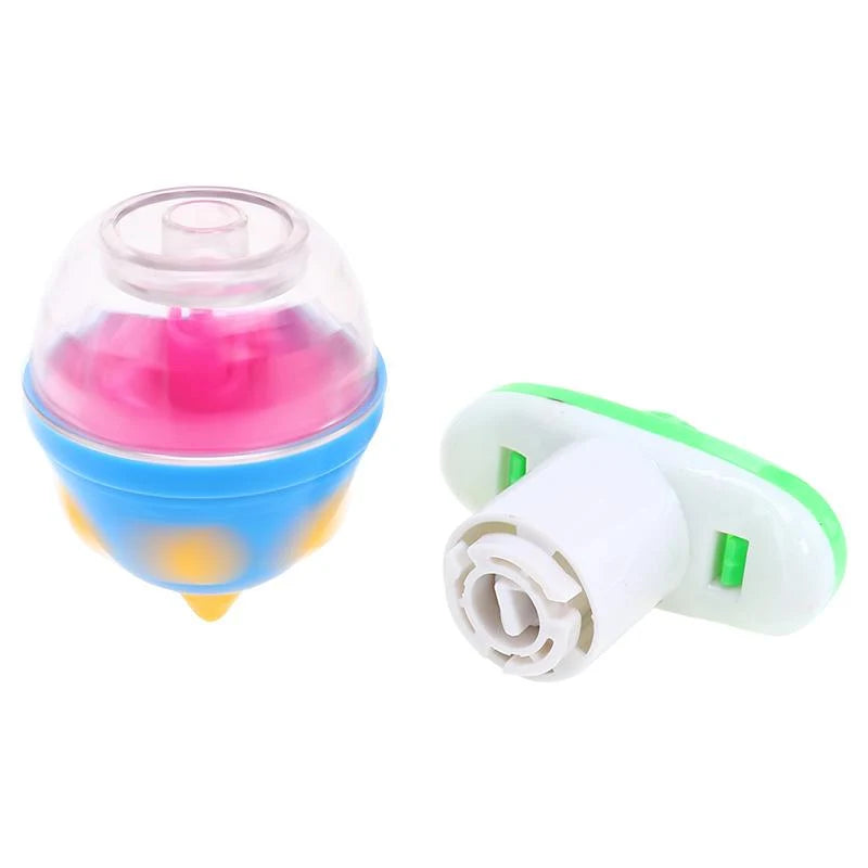21052 Light-Up Spinning Top Toy with Launcher – Fun & Colorful Battle Game