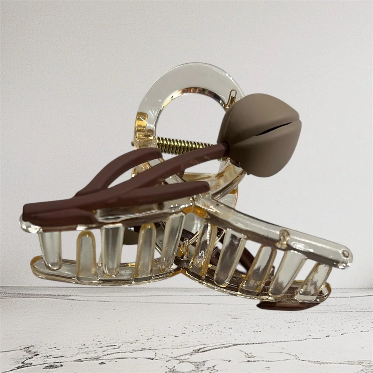 11262 Tulip Shape Matte Finish Hair Claw Clips for Women & Girls | Strong Grip Stylish Hair Clips | Casual Use & Party Use