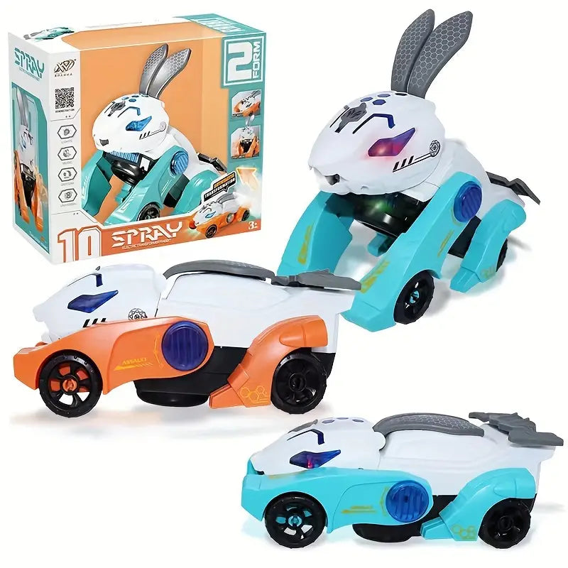 168-28. Flash childrens electrical rabbit Deformation car