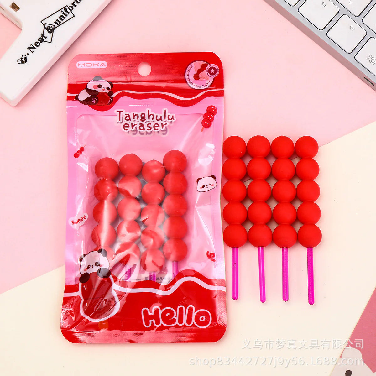 QB/T2309 Chocolate Stick & French Fries Shaped Erasers