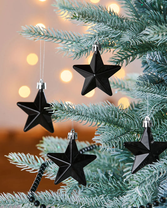 7077 Merry Christmas Tree Hanging Stars Ornaments Party Decoration