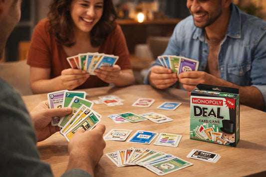 5251 Deal Card Game for Kids and Family, Monopoly Playing Card Game, Travel Card Game