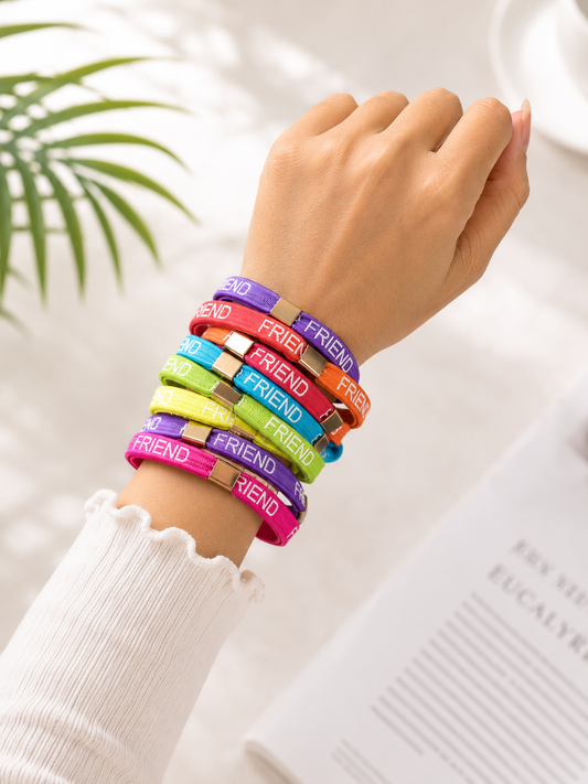 20787 {90 Pcs} Friendship day band, Resham Silk Thread Fancy for Friendship Day  Multicolor Band for Girls and Boys