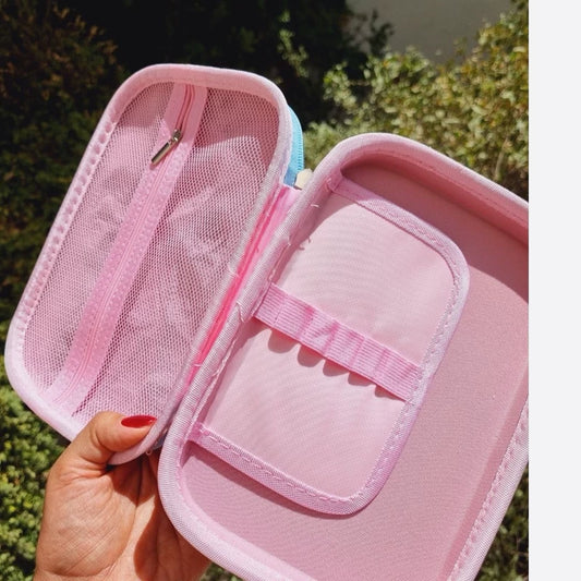 10557 Cute Girl Stationery Pouch – 3D Design Pencil Pouch – Premium Zipper Perfect for School, College & Art Supplies Art EVA Pencil Box {Random Design}