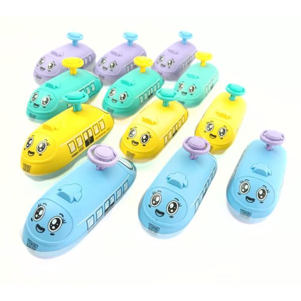 668-40A Train Toddler Toy, High Speed Railway, Friction Powered Easter Basket Stuffers Egg Fillers, Educational Play Train for Girls & Boys