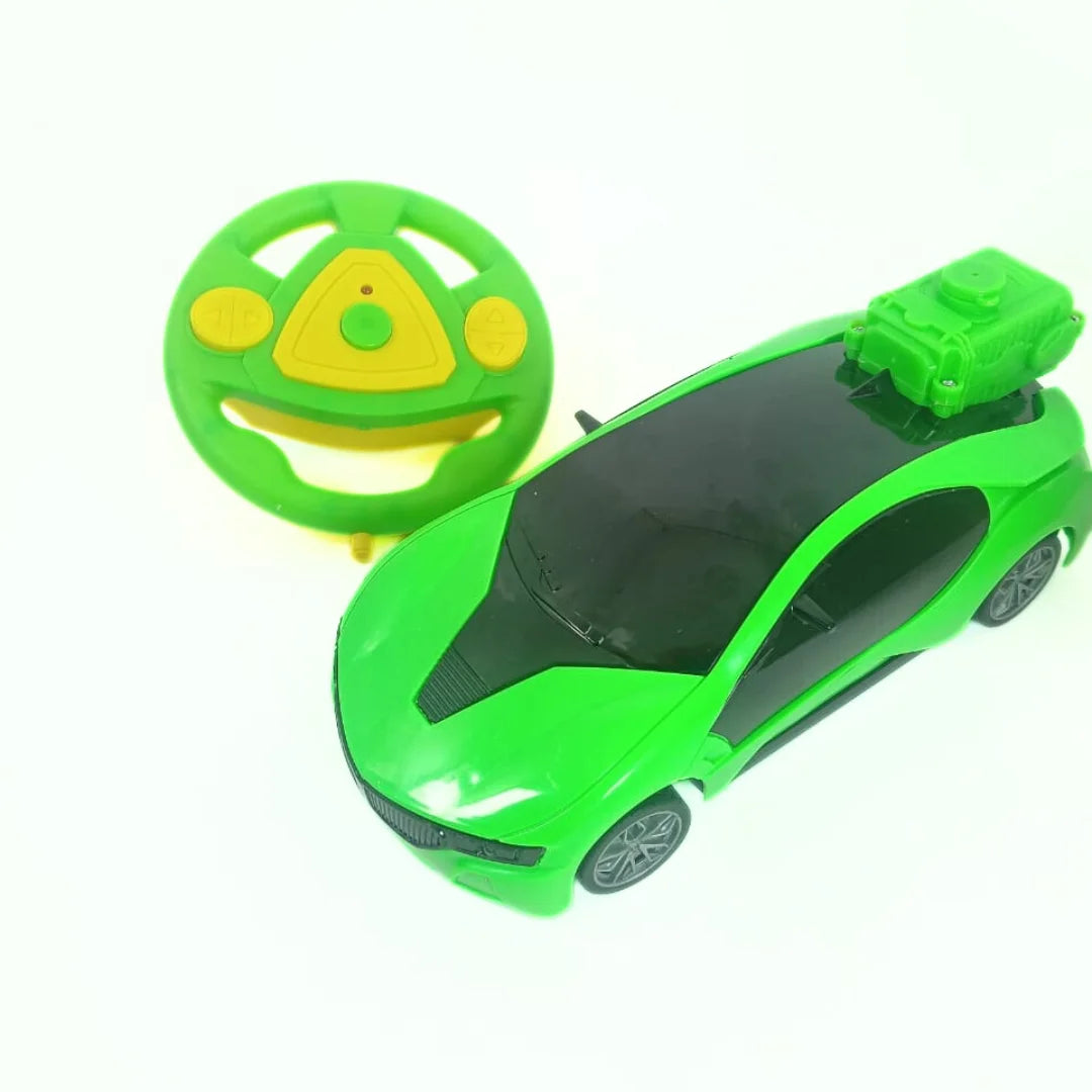 ITW 8328-CH 3D Smoke Spray RC Car – High-Speed Remote Control Car with Smoke & App Control LED Lights, Type C Rechargeable RC Toy for Kids & Adults (Random Colour)