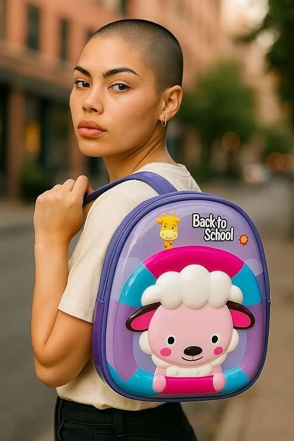 20106 Stylish Cute Multipurpose Nursery School Bag Backpack {Random Design}